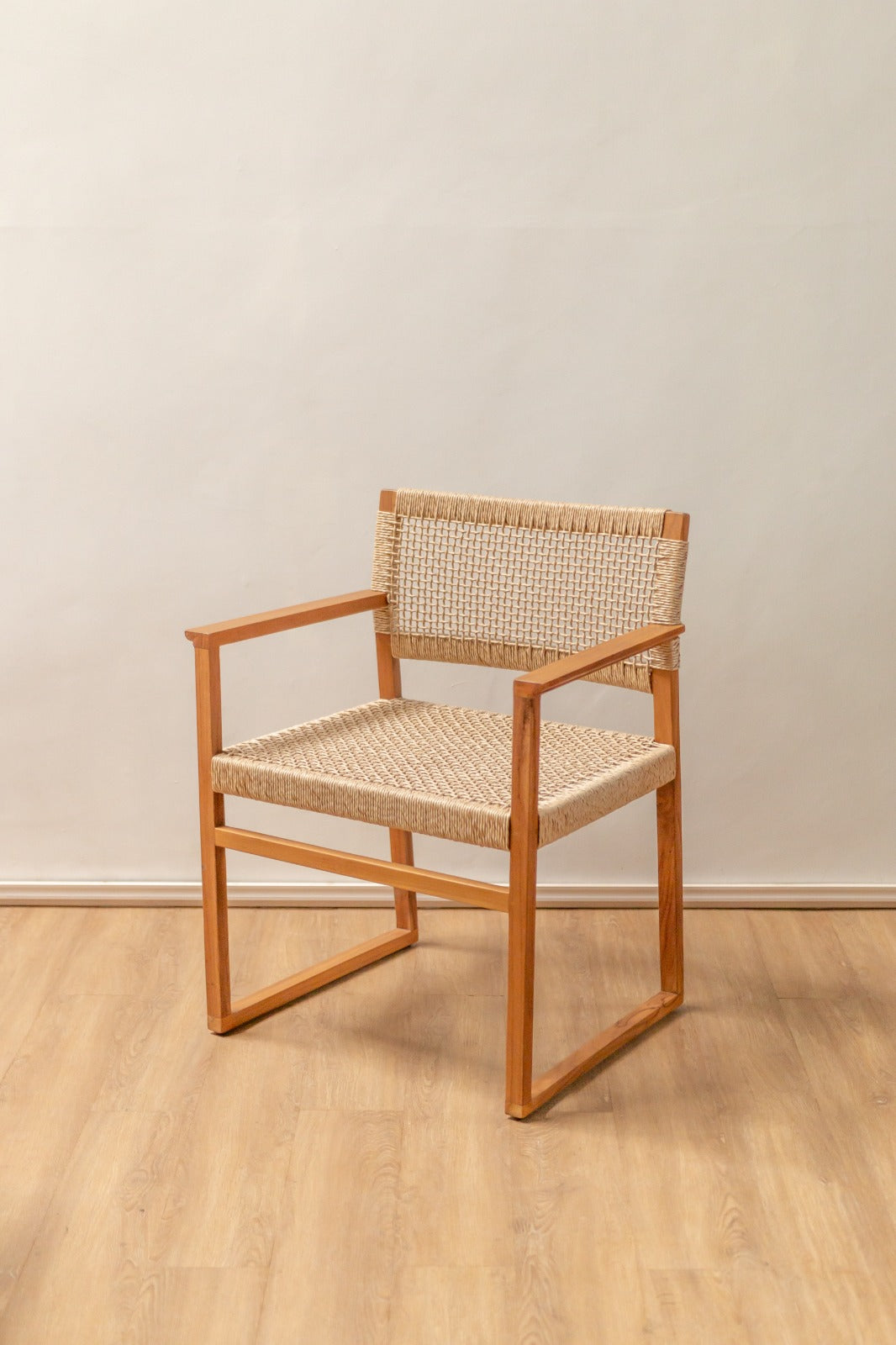 Rustic Elegance Teak Chair