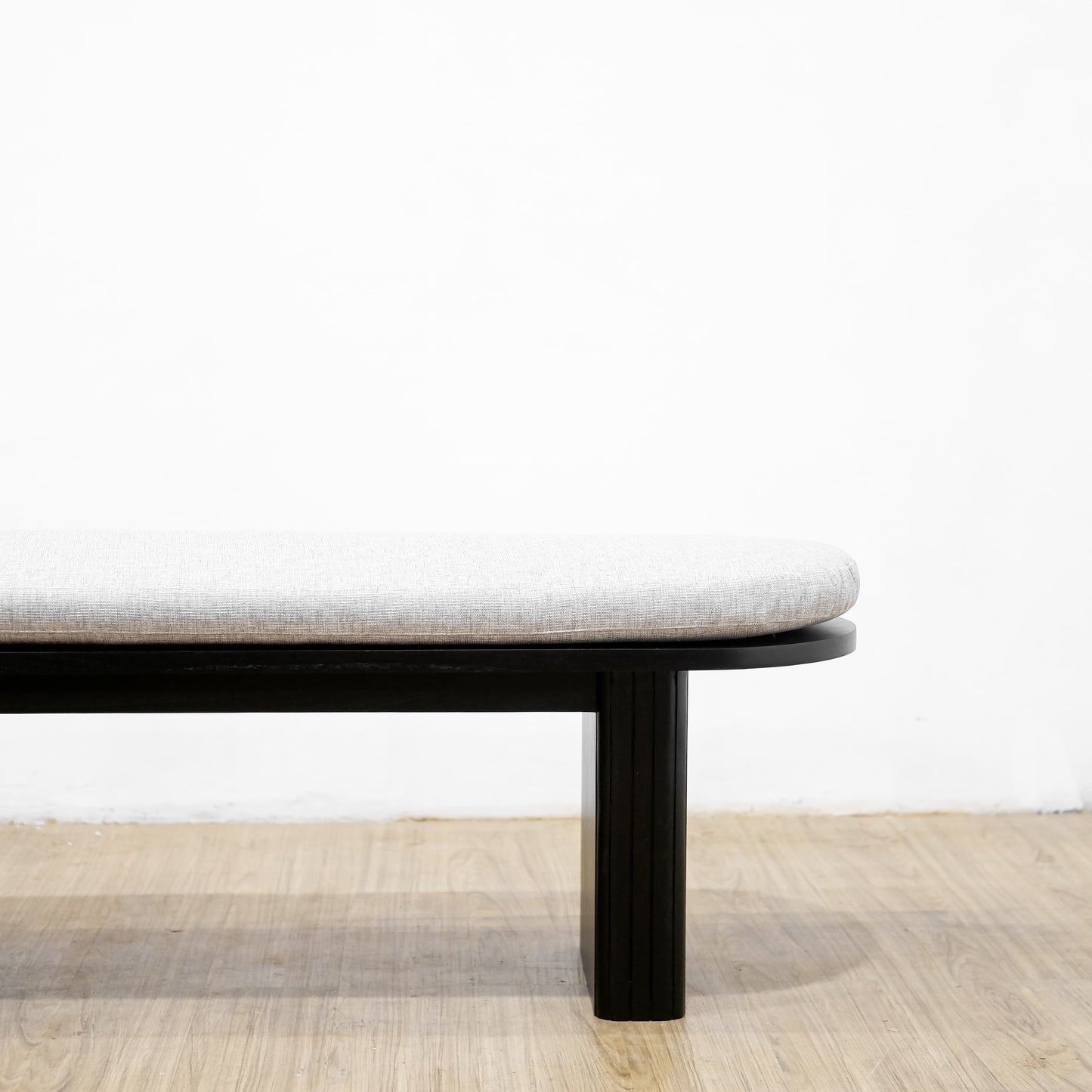 Harmony Noir Fluted Bench